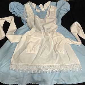Halloween Alice in wonderland costume.only used once! In perfect condition.
